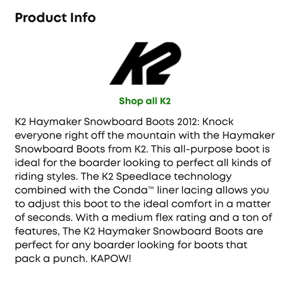 Men’s K2 Snowboard boots - Picture 7 of 8